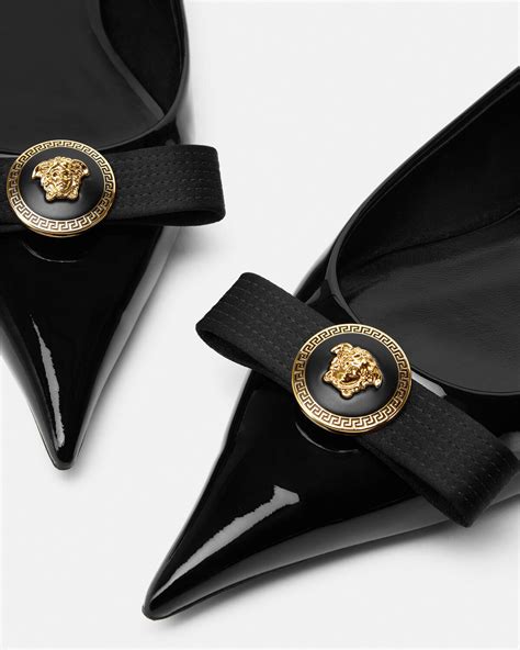 bolerino tipo versace|versace gianni ribbon flats.